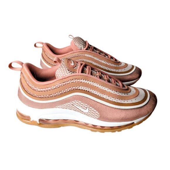 NIKE Air Max 97 Ultra 17 "Metallic Rose Gold' Running Shoes Size 8.5 - Picture 3 of 9